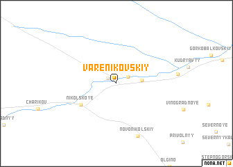 map of Varenikovskiy