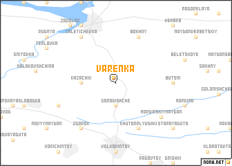 map of Varenka