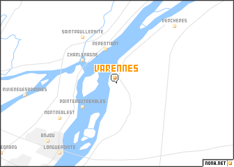 map of Varennes