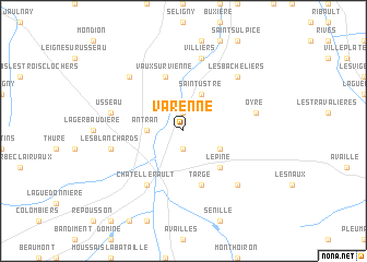 map of Varenne