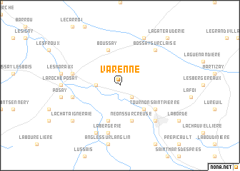 map of Varenne