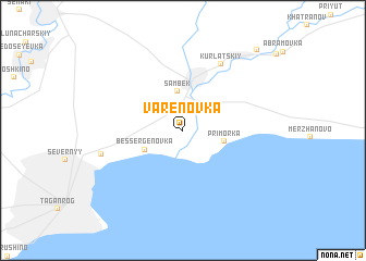 map of Varenovka