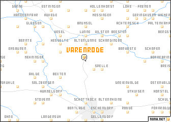 map of Varenrode