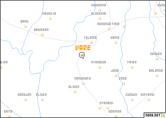 map of Vare