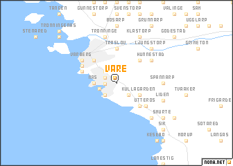 map of Vare