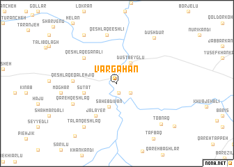 map of Vargahān