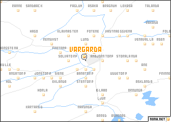 map of Vårgårda