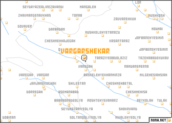 map of Vārgarshekar