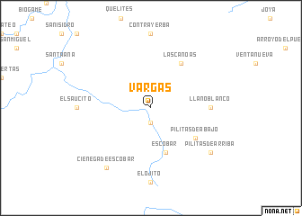 map of Vargas