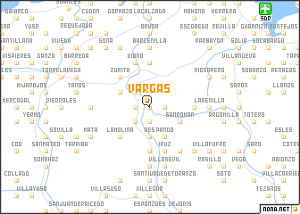 map of Vargas