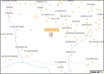 map of Vargas