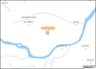map of Vargas