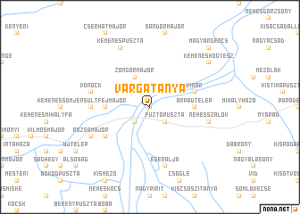 map of Vargatanya