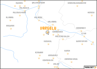 map of Vargelū