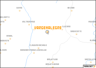 map of Vargem Alegre