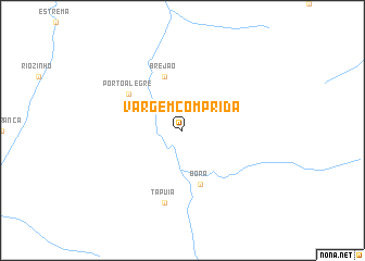 map of Vargem Comprida