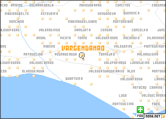 map of Vargem da Mão