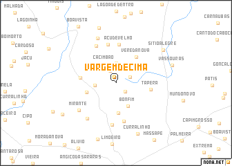 map of Vargem de Cima