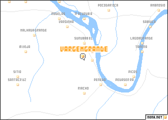 map of Vargem Grande