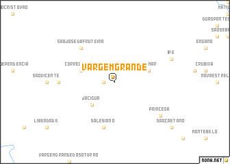 map of Vargem Grande