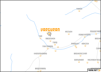 map of Vargūrān