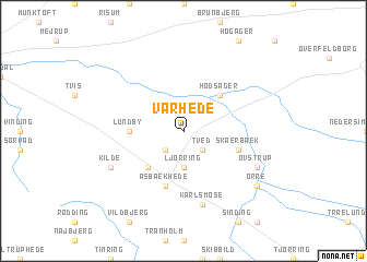 map of Varhede