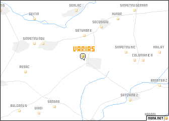 map of Variaş