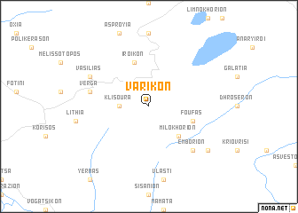 map of Varikón