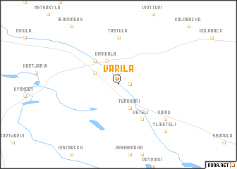 map of Varila