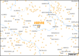 map of Varine