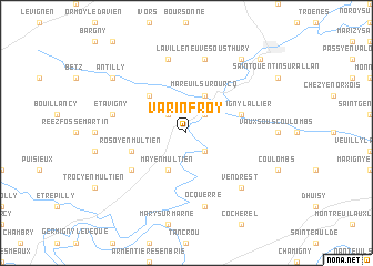 map of Varinfroy