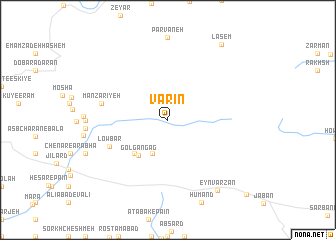 map of Varīn