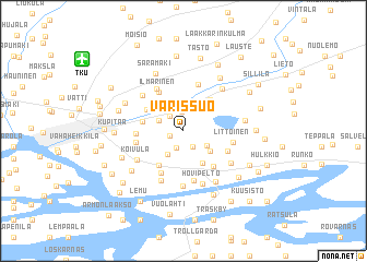 map of Varissuo