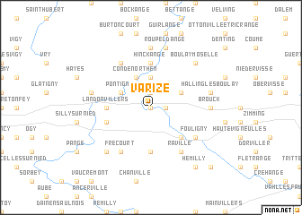 map of Varize