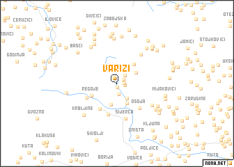 map of Varizi