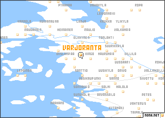 map of Varjoranta