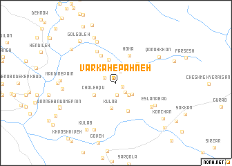 map of Vārkah-e Pahneh