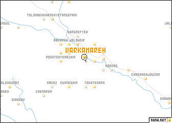 map of Var Kamareh