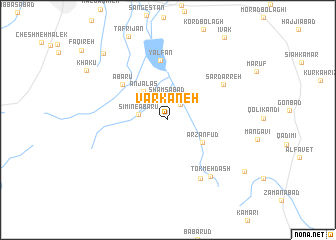 map of Varkāneh