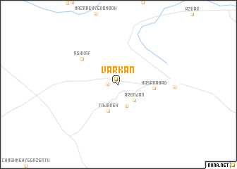 map of Varkān