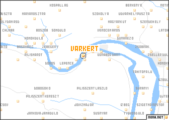 map of Várkert