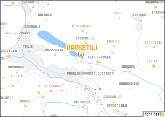 map of Varketili