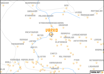 map of Varkó