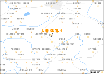 map of Vårkumla