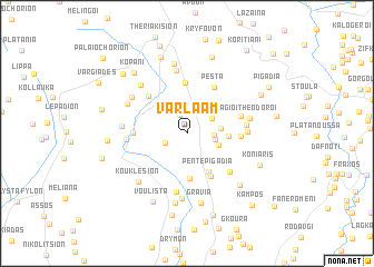 map of Varlaám