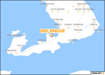 map of Varlamaíika