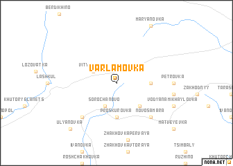 map of Varlamovka