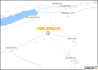 map of Varlamovka