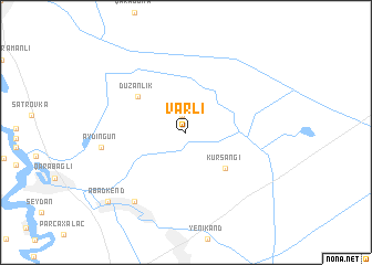 map of Varlı