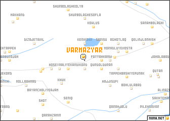 map of Varmazyār